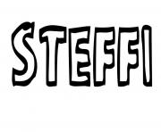 Coloriage Steffi