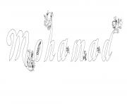 Coloriage Mohamad