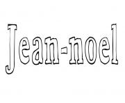 Coloriage Jean noel