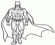 Coloriage batman avec sa cape