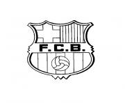 Coloriage foot barcelone