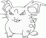 Coloriage pokemon 029 nidoranf