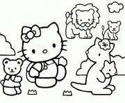 Coloriage dessin hello kitty 186