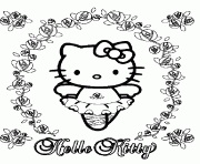 Coloriage dessin hello kitty 6