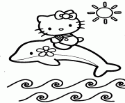 Coloriage dessin hello kitty 68