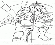 Coloriage tortue ninja 35