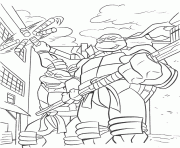 Grupo das Tartarugas Ninja  Coloriage tortue ninja, Coloriage