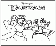 Coloriage tarzan 63