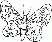 Coloriage papillon 179