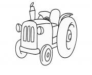 Coloriage tracteur 86