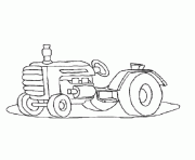 Coloriage tracteur 85