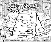 Coloriage shopkins chee zee