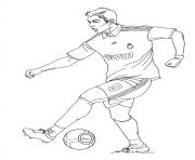 Coloriage cr7 joueur de football ronaldo cristiano 7 real hala madrid