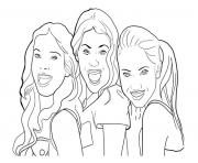 Coloriage violetta et ses copines