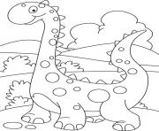 Coloriage dinosaure 372