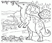 Coloriage dinosaure 137