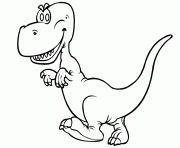 Coloriage dinosaure 8