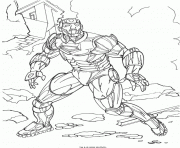 Coloriage iron man 133