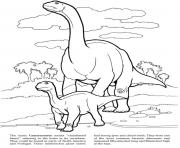 Coloriage camarasaurus jurassic park