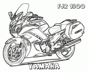 Coloriage motocyclette 46