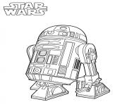 Coloriage R2D2 star wars 7