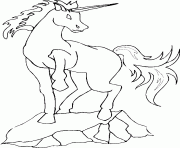 Coloriage licorne ailes tete mignon 112