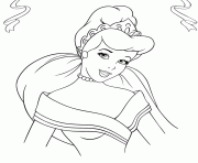 Coloriage disney princesse 49