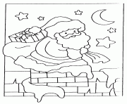 Coloriage pere noel 8