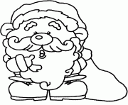 Coloriage un petit pere noel