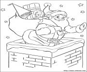 Coloriage pere noel 175