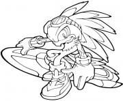 Coloriage sonic 183