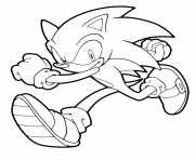 Coloriage sonic 3