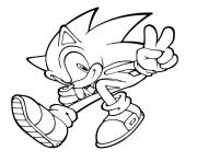 Coloriage sonic 91