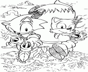 Coloriage sonic 179