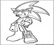 Coloriage sonic 36