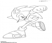 Coloriage sonic 72