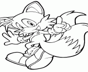 Coloriage sonic 95