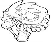 Coloriage sonic 215