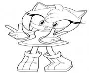 Coloriage sonic 75