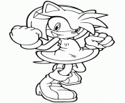 Coloriage sonic 216