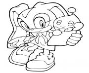 Coloriage sonic 32