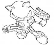 Coloriage sonic 146