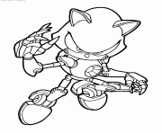 Coloriage sonic robot 2