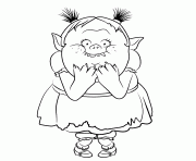Coloriage Ugly Bridget from Bergens Trolls