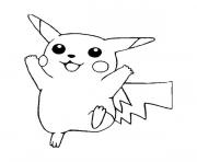 Coloriage Pikachu à Imprimer Dessin Sur Coloriageinfo