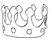 Coloriage couronne des rois enfants