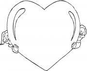 Coloriage coeur 10