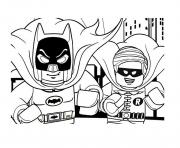 Coloriage DC Comics Super Heroes LEGO batman movie 2017