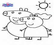 Coloriage peppa pig 140