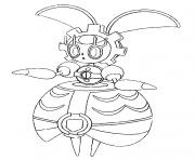 Coloriage Magearna pokemon soleil lune